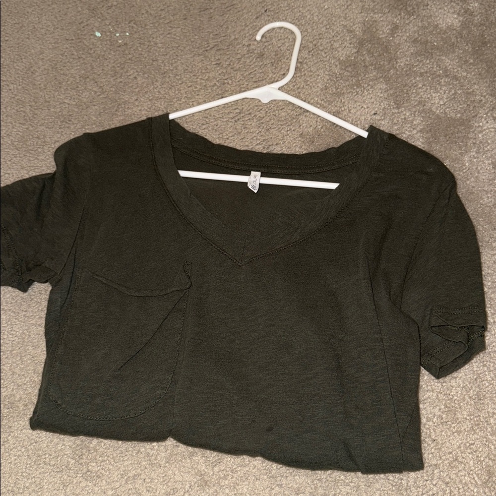Z Supply Black V-Neck Top